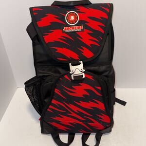 Backfire Skateboard and Longboard Carrying Backpack Black & Red Great Condition